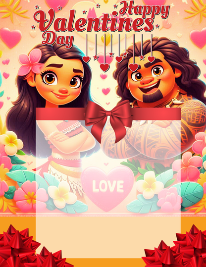 Valentine jumbo kid card