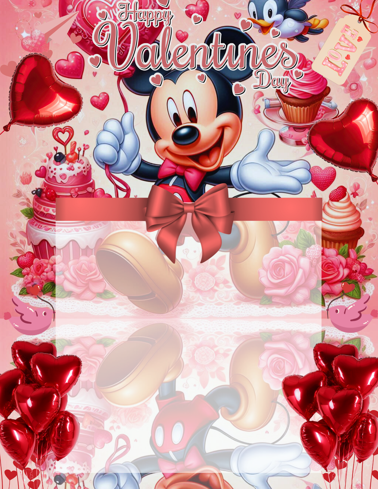 Valentine jumbo kid card