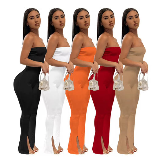 Crop top jumpsuit