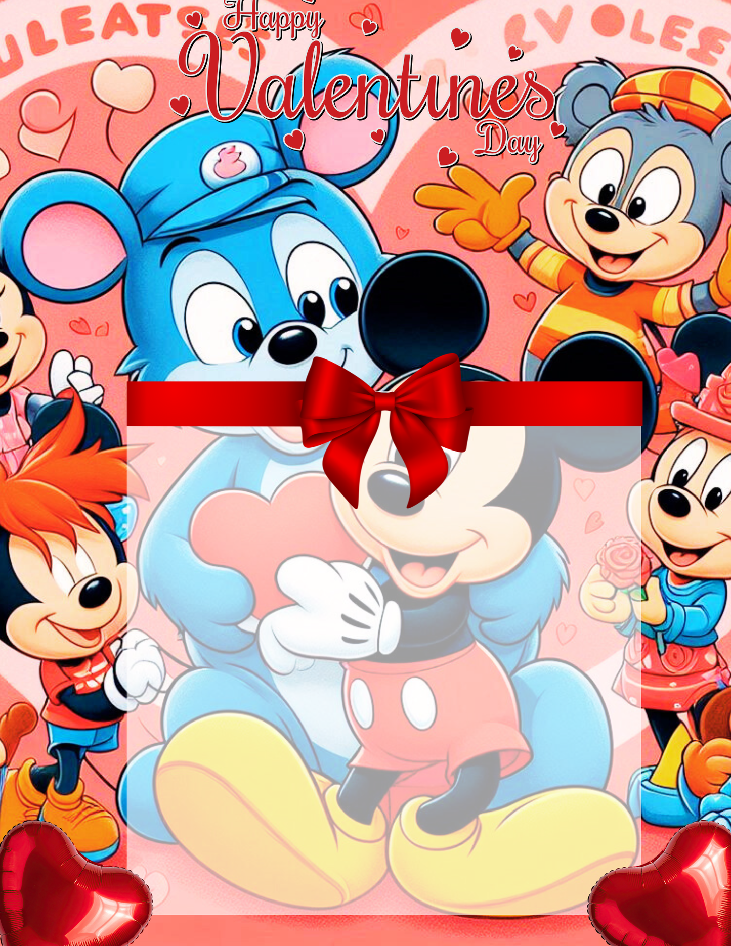 Valentine jumbo kid card