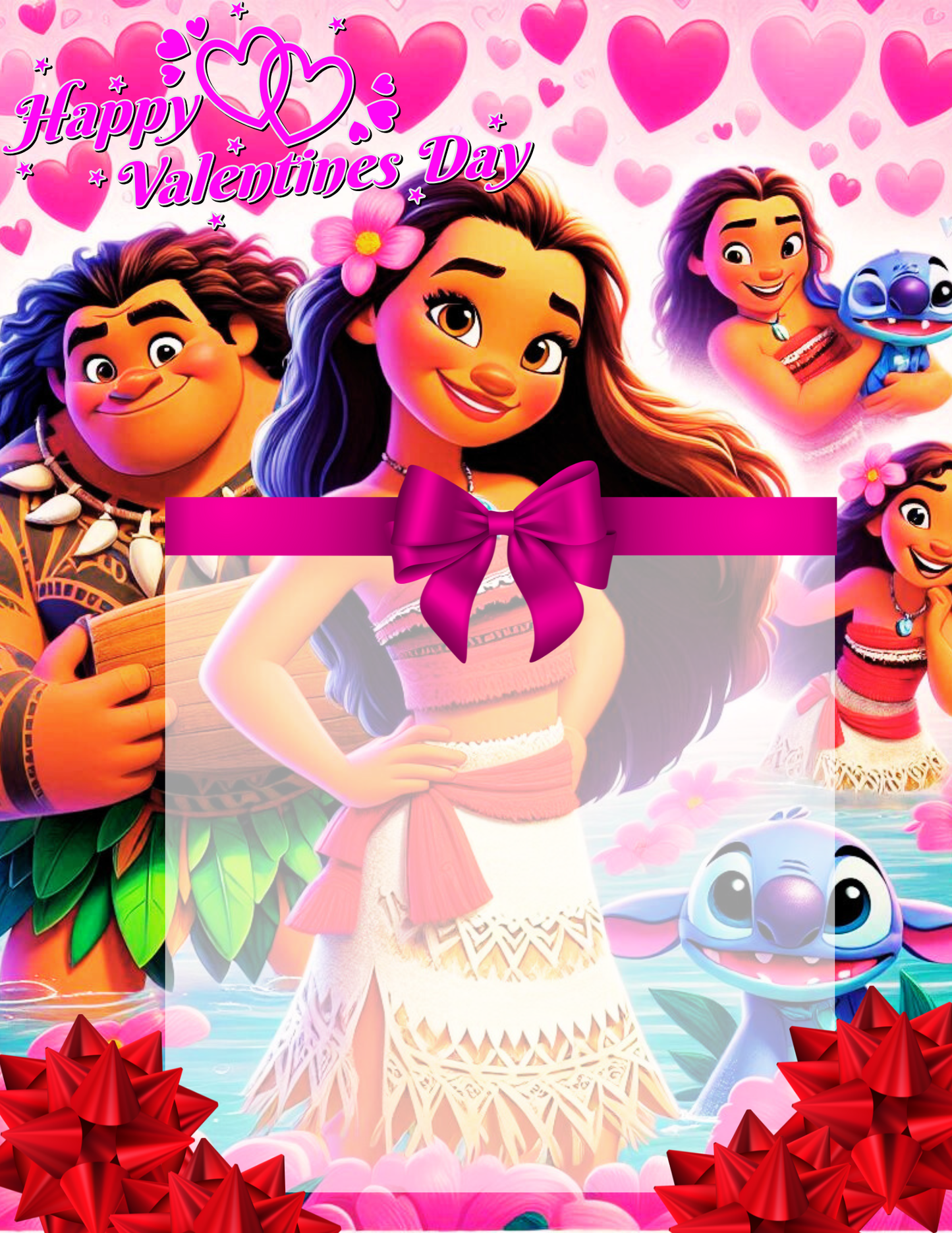 Valentine jumbo kid card