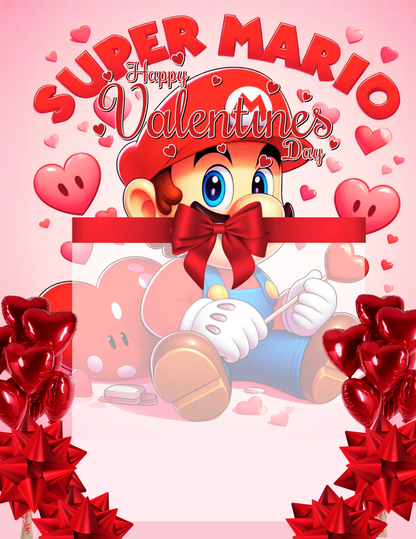 Valentine jumbo kid card