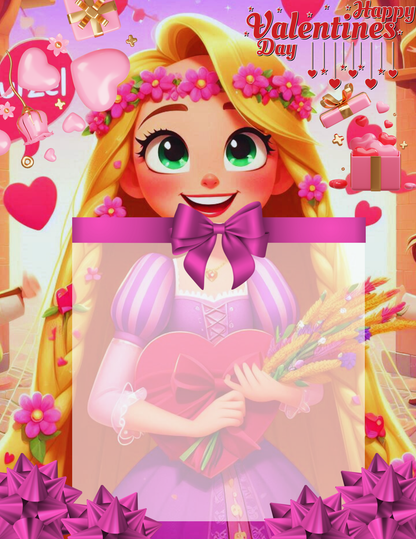 Valentine jumbo kid card