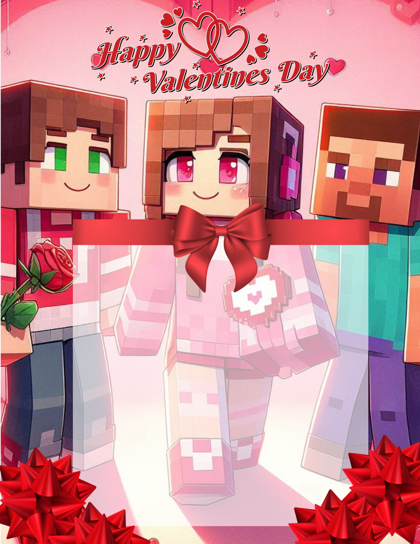 Valentine jumbo kid card