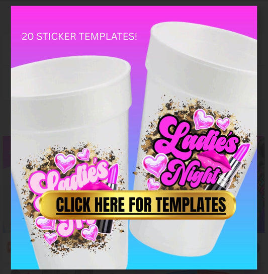 Sticker template