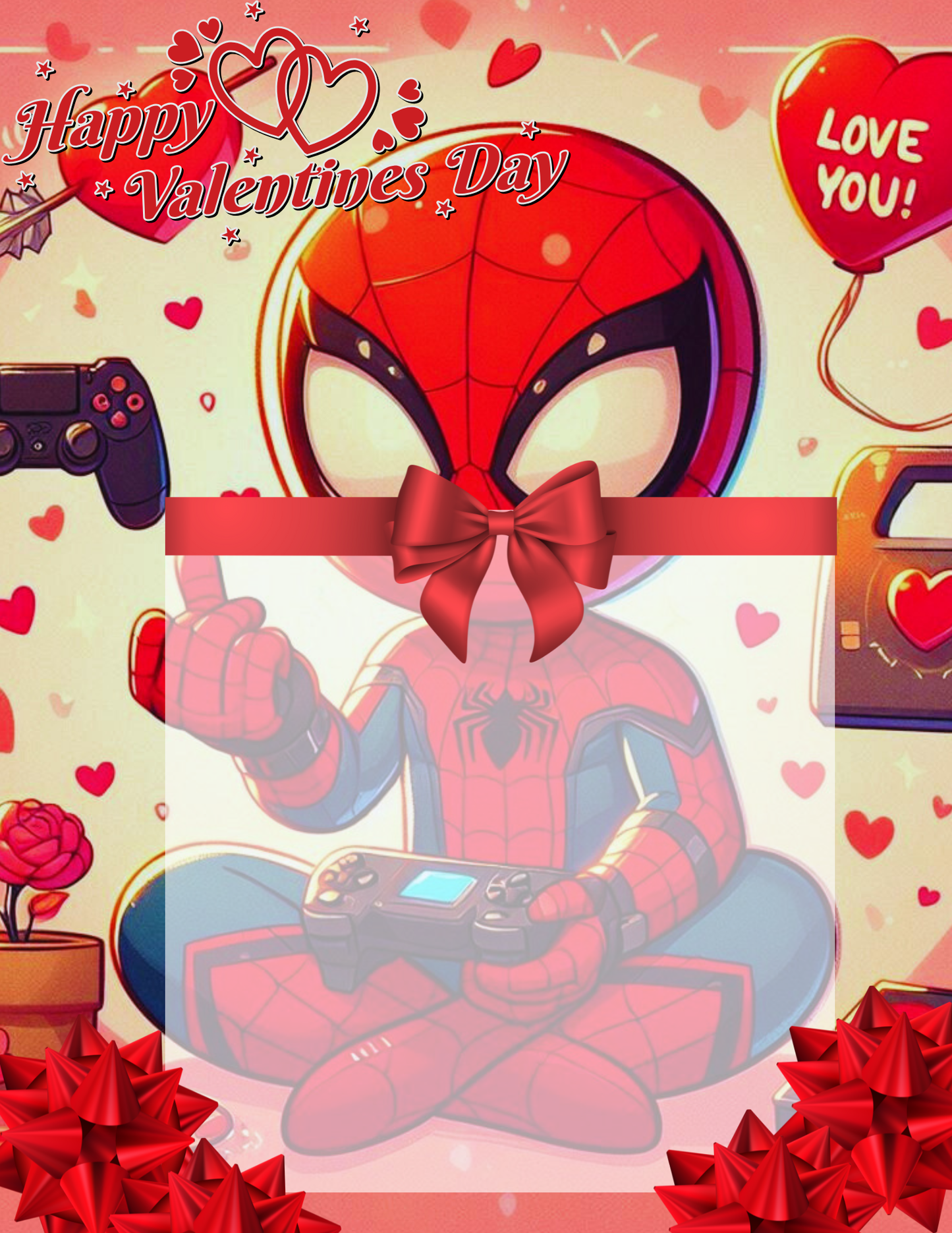 Valentine jumbo kid card