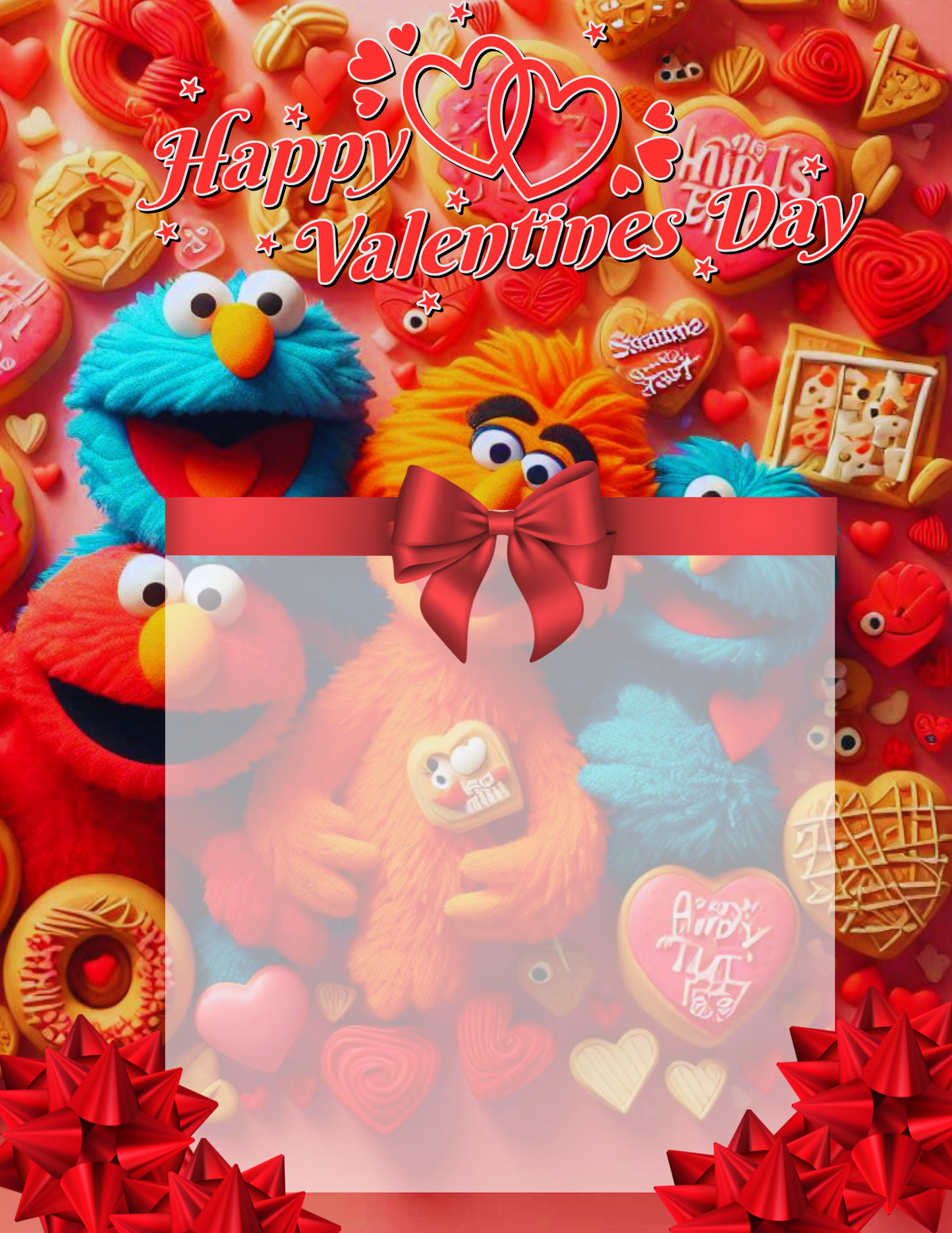Valentine jumbo kid card