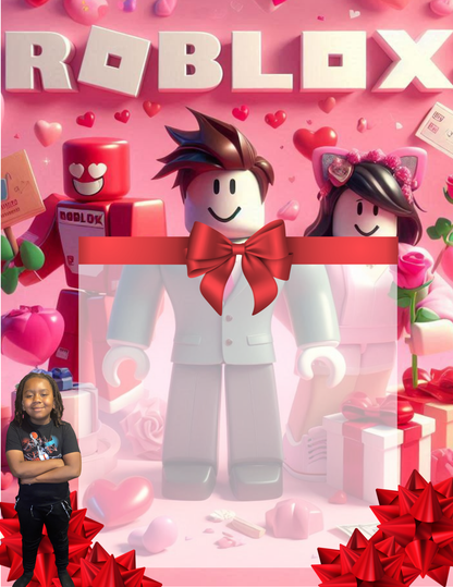 Valentine jumbo kid card