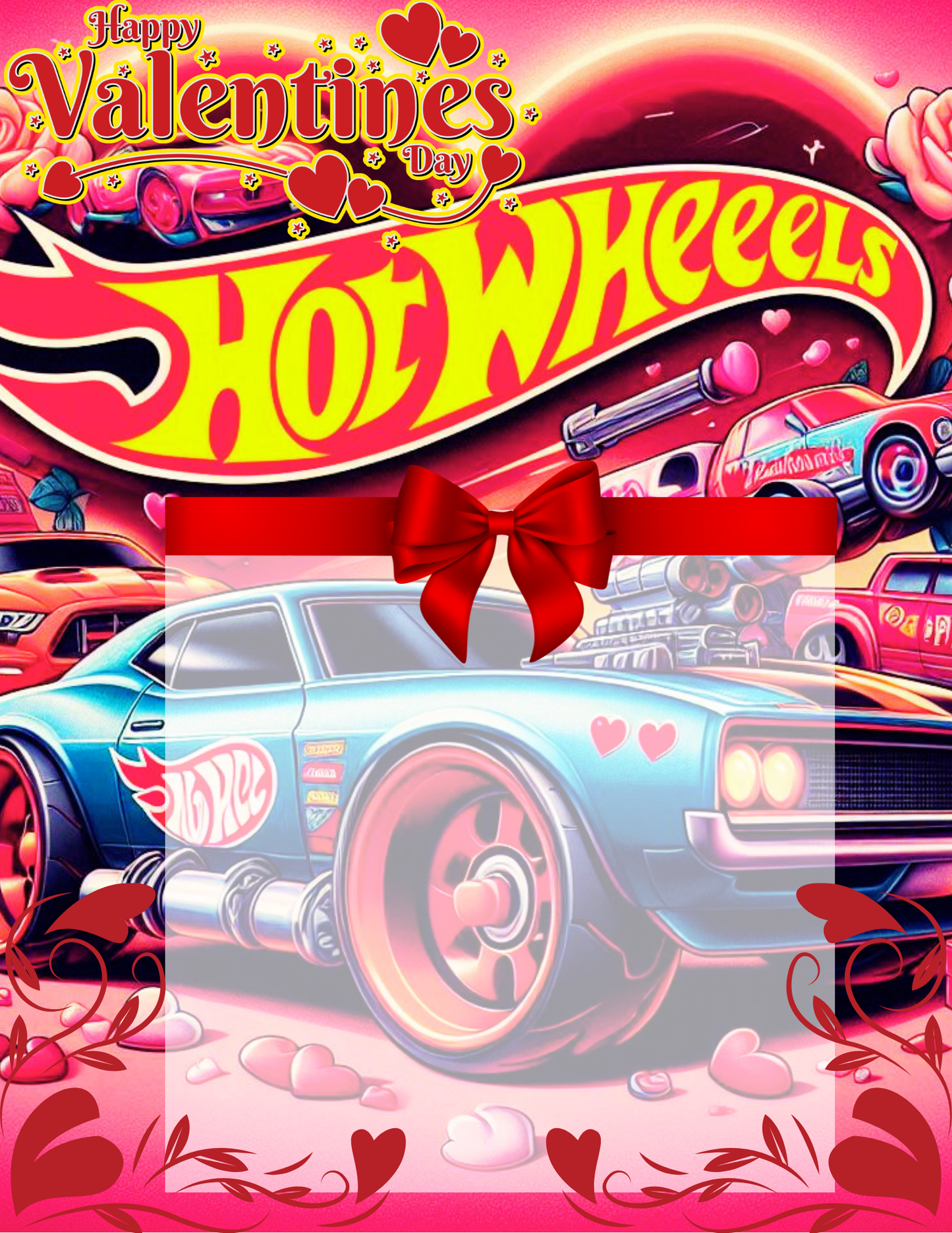 Valentine jumbo kid card