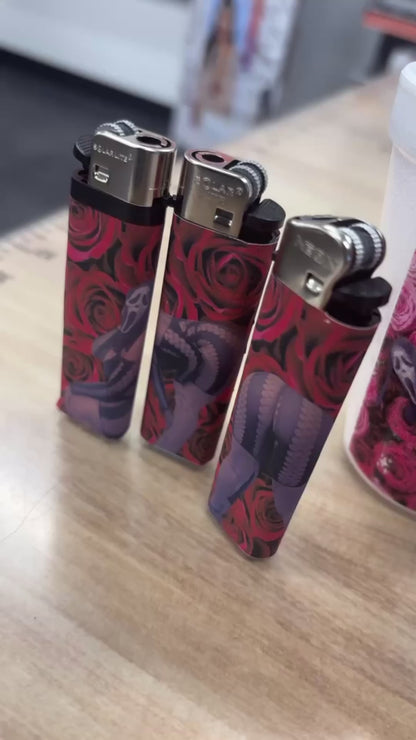 Custom lighters and tobacco wrappers