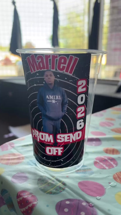 12 custom foam cups